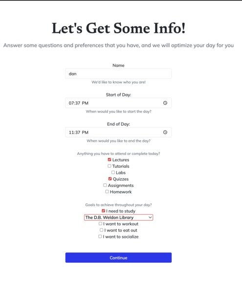 Western Schedule Optimizer (WSO) – screenshot 1