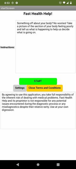 Fast Health Help - Healthcare Track – screenshot 1