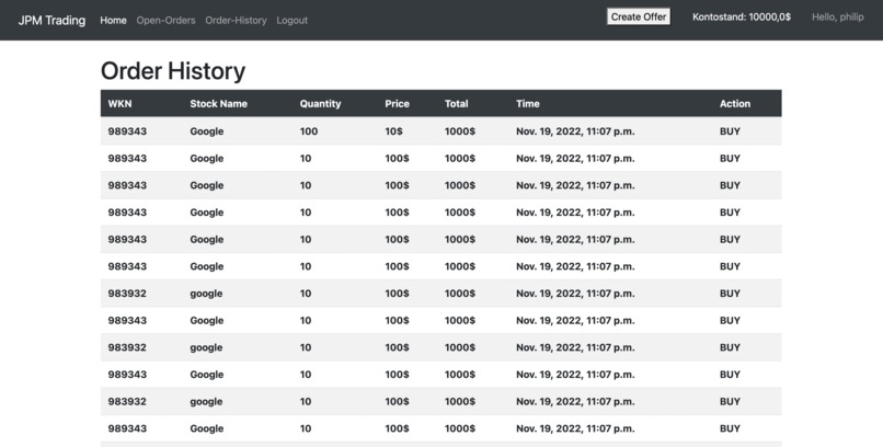 JPM Trading – screenshot 5