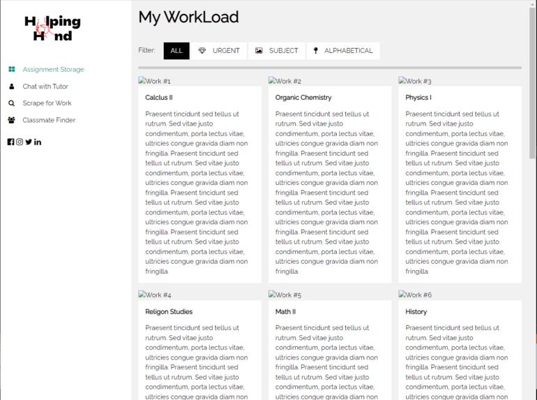 Helping Hand Student Program – screenshot 2