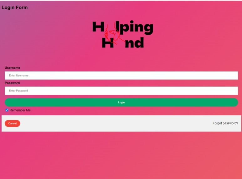Helping Hand Student Program – screenshot 1