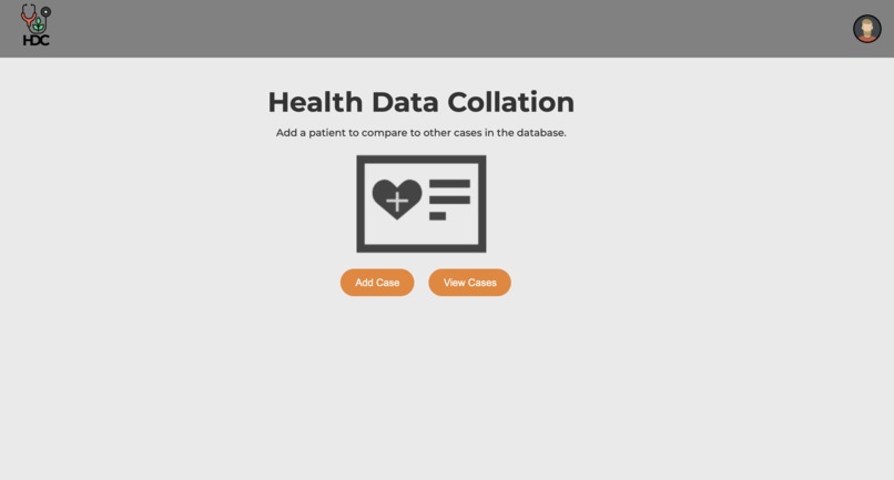 Health Data Collation – screenshot 2