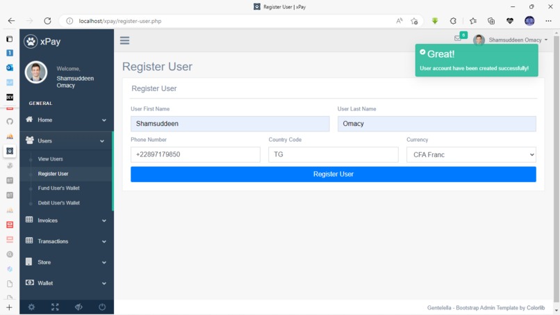 xPay – screenshot 2