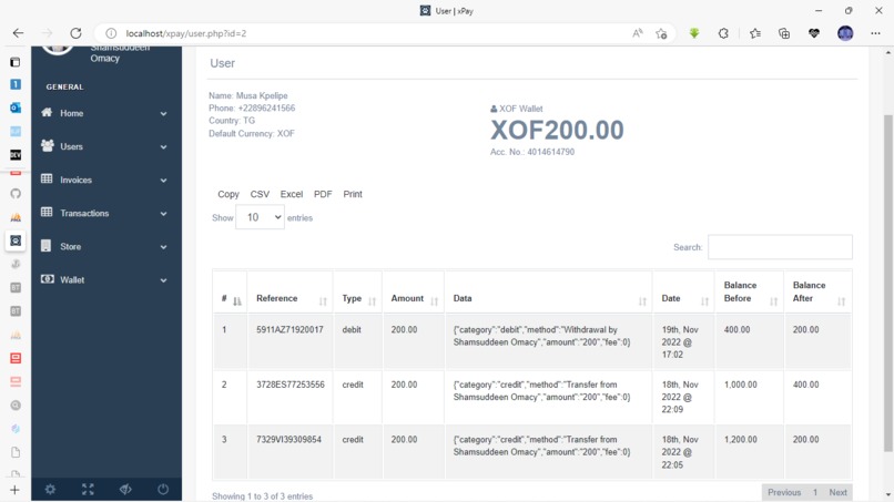 xPay – screenshot 3