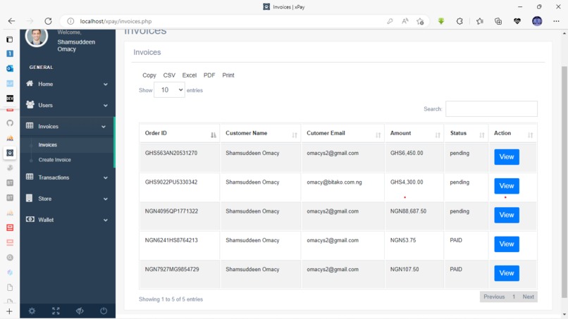 xPay – screenshot 9