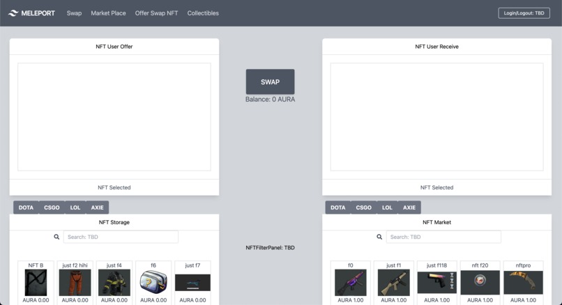 MELEPORT – screenshot 1