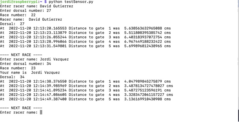 Alpine Skiing Live time tracker with telemetry – screenshot 1