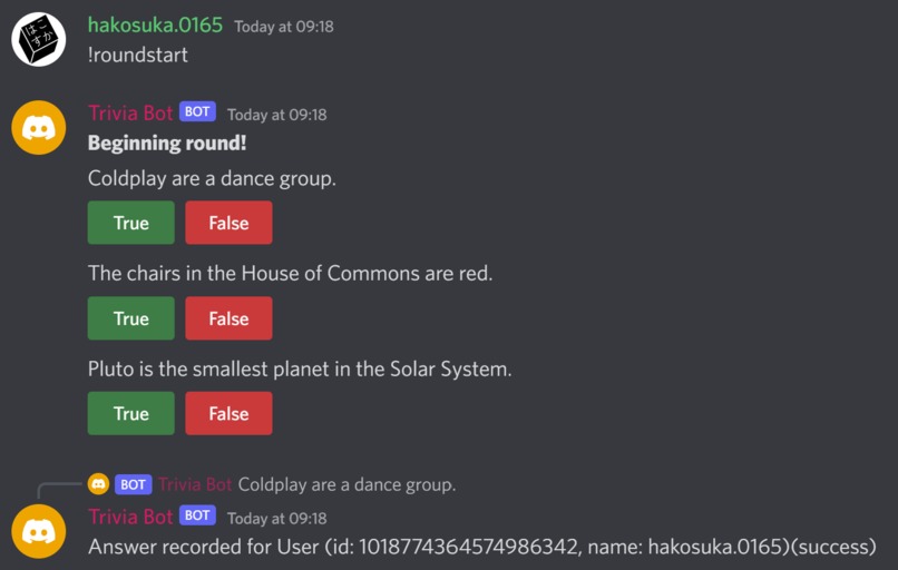 Trivia Bot – screenshot 6