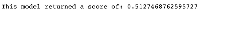 Stock return predictor – screenshot 2