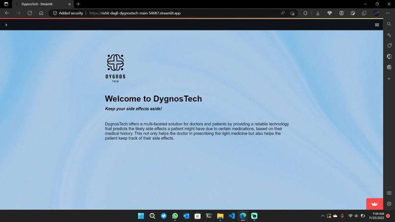 DygnosTech – screenshot 1