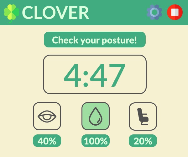 Clover Chrome Extension - Work From Home Companion – screenshot 2