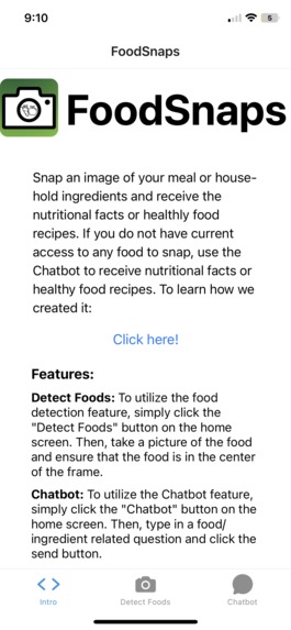 FoodSnaps – screenshot 2