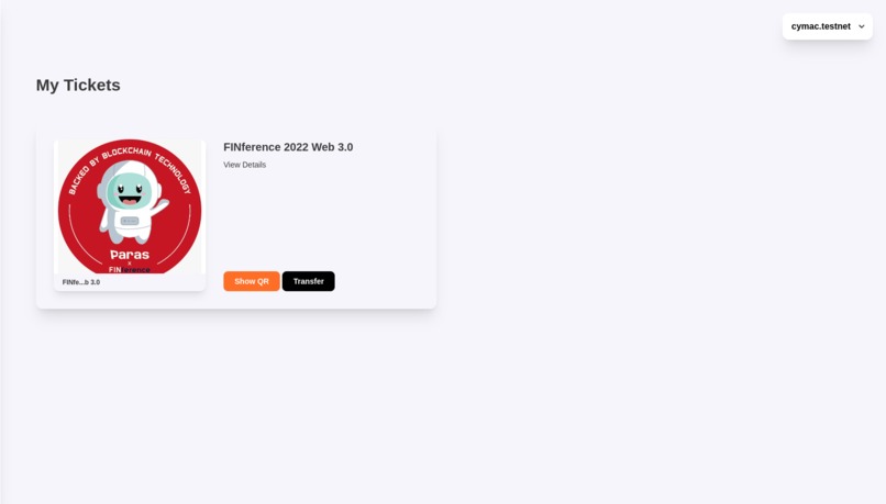 pipapo.io - Buy, Own, Redeem your NFT Ticket – screenshot 5