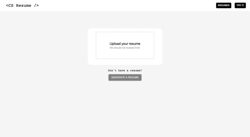 CS Resume – screenshot 2