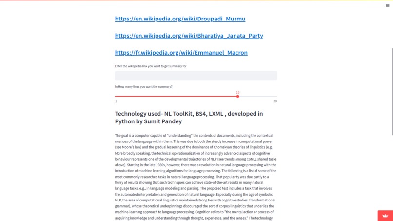 Smart Summary – screenshot 2