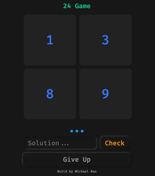 24 game – screenshot 1
