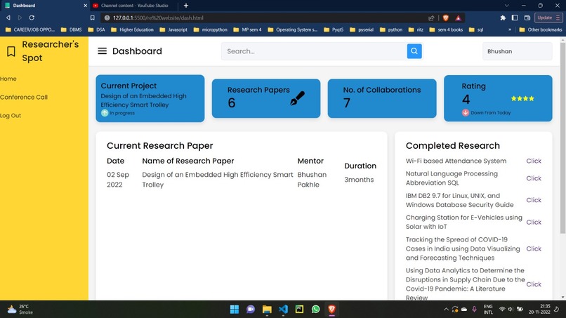 Researcher's Spot – screenshot 1