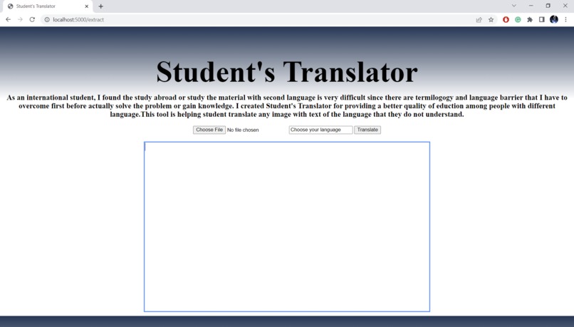 Student's Translator – screenshot 1