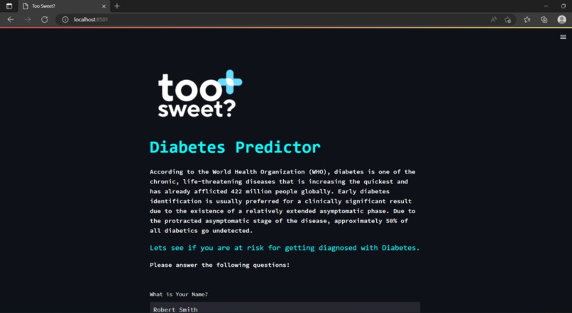 TooSweet – screenshot 2