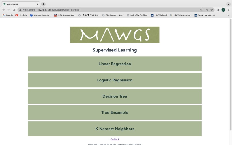 MAWGS - Interactive Learning for AI/ML – screenshot 1