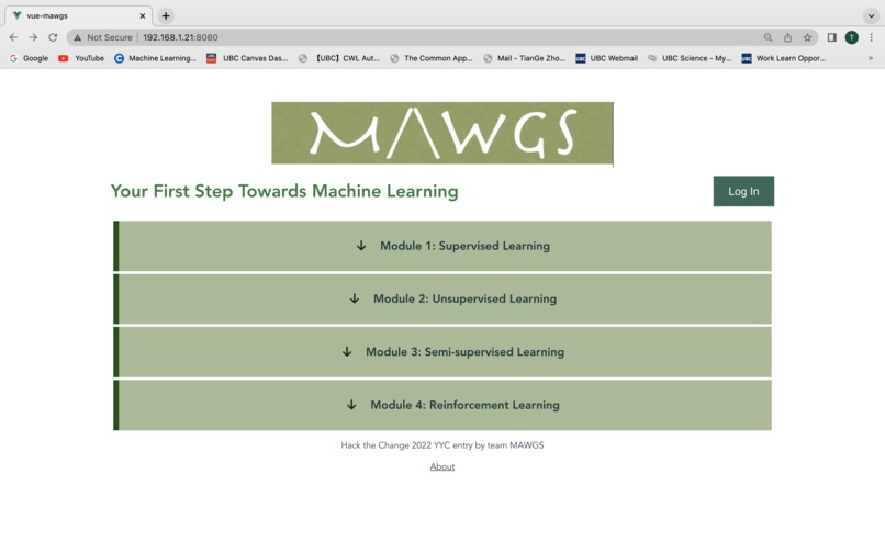 MAWGS - Interactive Learning for AI/ML – screenshot 4