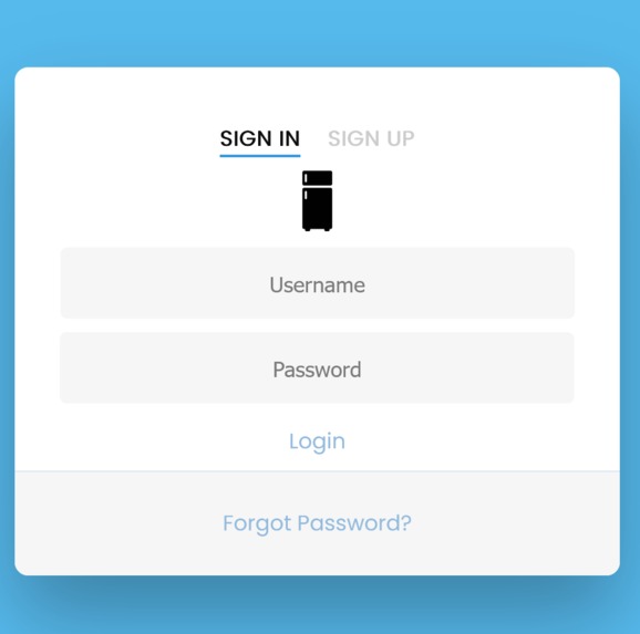 MyFridge – screenshot 1