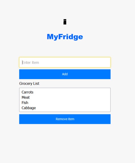 MyFridge – screenshot 3