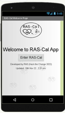 RAS-Cal – screenshot 1