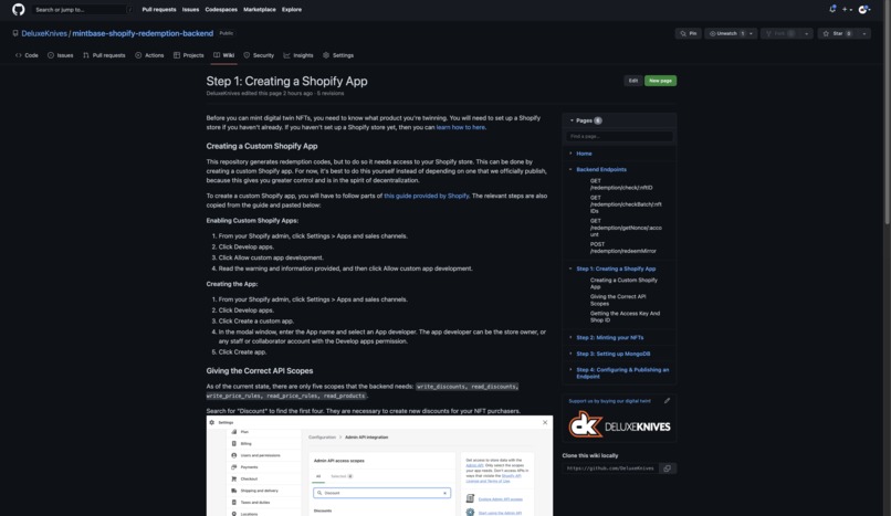DeluxeKnives | Shopify x NEAR – screenshot 7