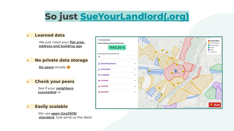 Sue your landlord! – screenshot 2