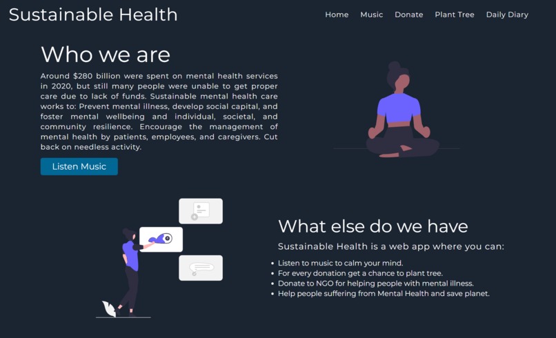 Sustainable Health – screenshot 1