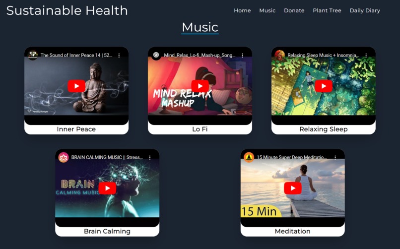 Sustainable Health – screenshot 2