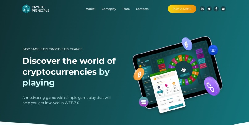 CryptoPrinciple.io – screenshot 1