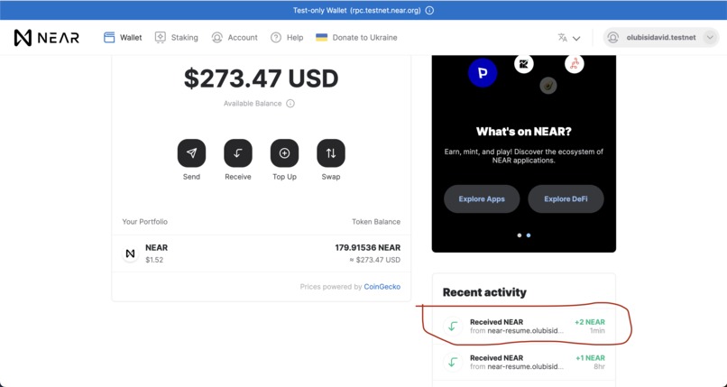 NEAR-RESUME – screenshot 4