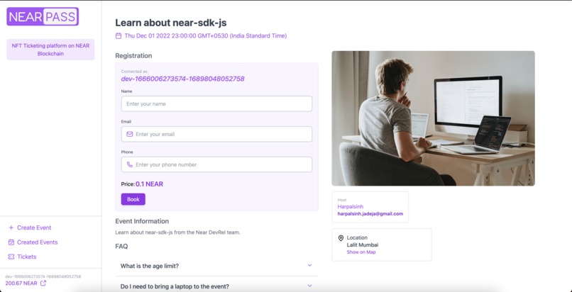 NearPass – screenshot 3