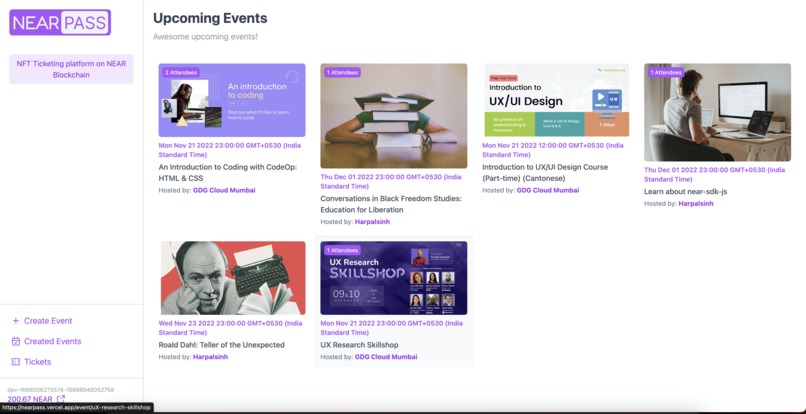 NearPass – screenshot 2