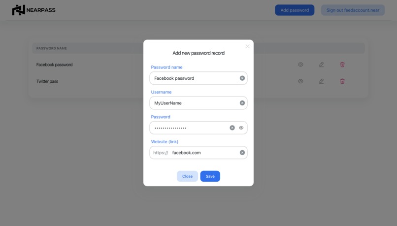 NearPass – screenshot 3