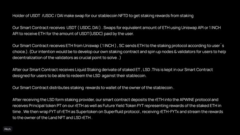 NFTD -  YIELD BEARING STABLECOIN – screenshot 5
