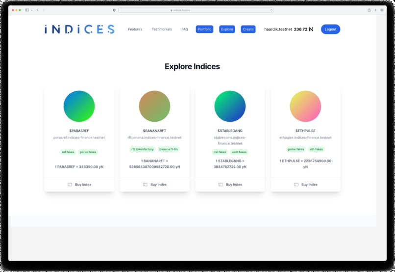 Indices Finance – screenshot 4