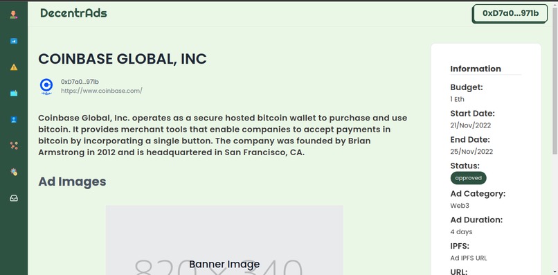Decentrads Advertising Protocol – screenshot 6