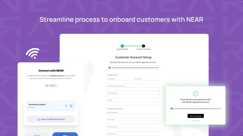 NEAR for WooCommerce – screenshot 1
