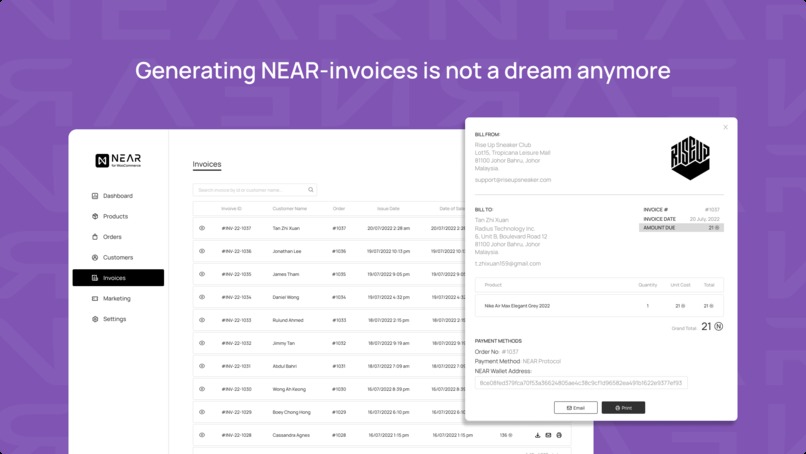 NEAR for WooCommerce – screenshot 6