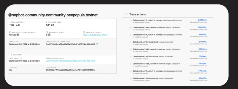 Popula, a Web3 Application powered by Drip Protocol  – screenshot 3