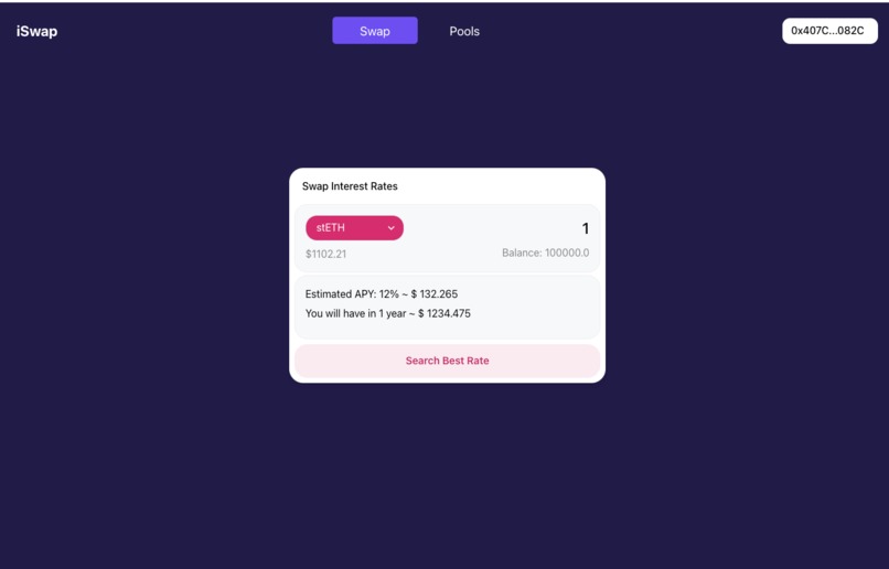 iSwap – screenshot 1