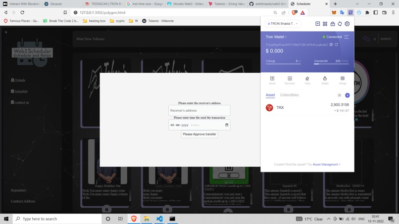 Web3 scheduler  – screenshot 5