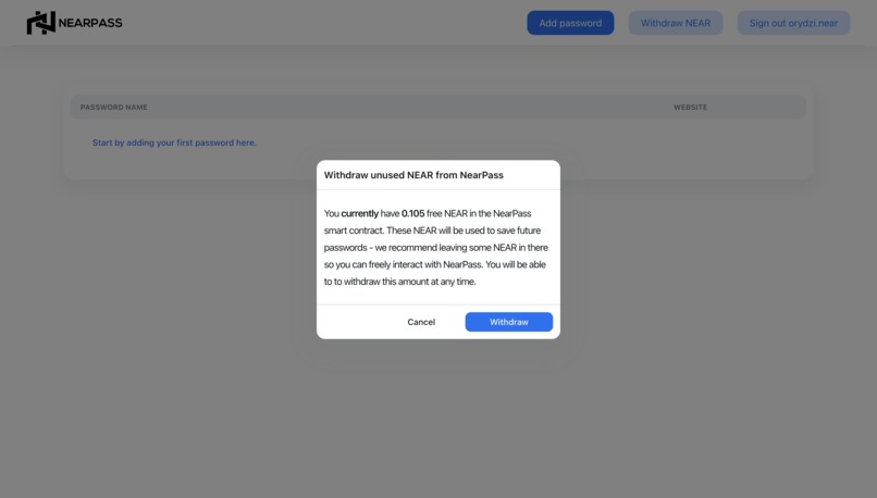 NearPass – screenshot 4