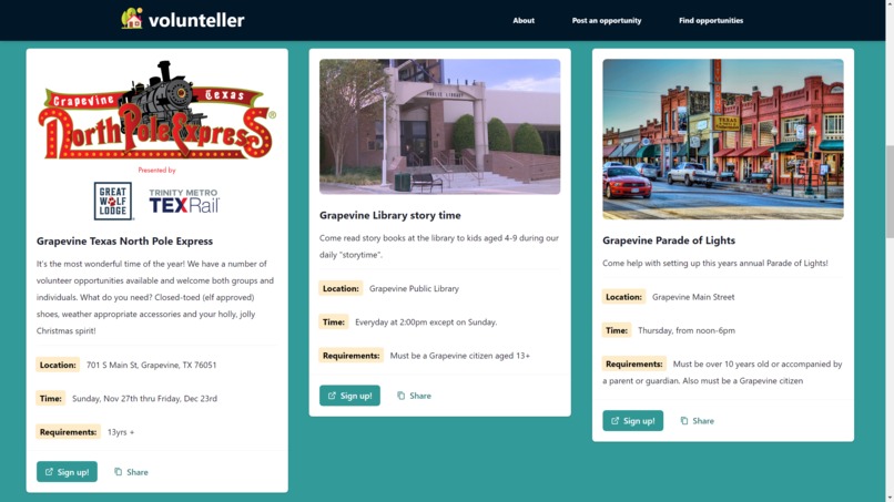 Volunteller – screenshot 2