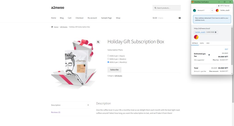 A2N Finance - Subscription & Recurring Payment on BTTC – screenshot 15