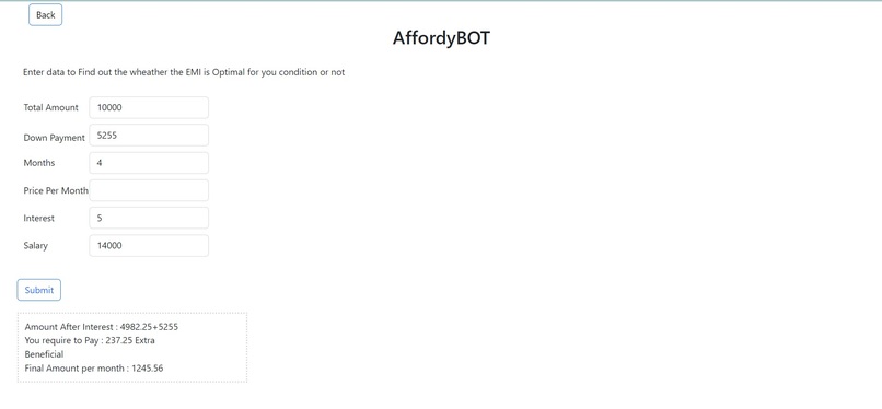 AffordyBOT – screenshot 3