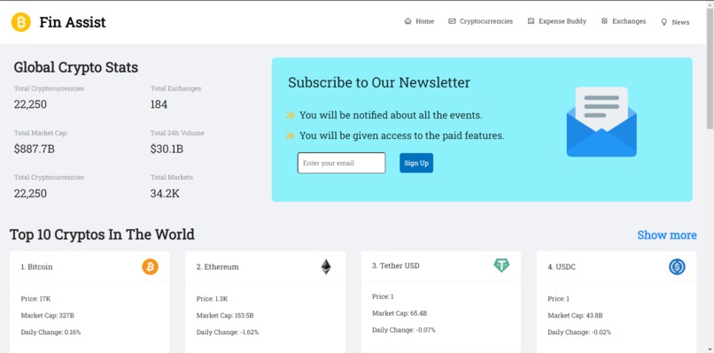 Fin Assist – screenshot 1